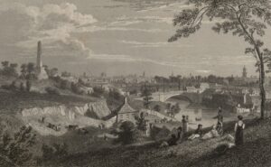 Dublin from Phoenix Park, Alphonse Dousseau (1796–1876)