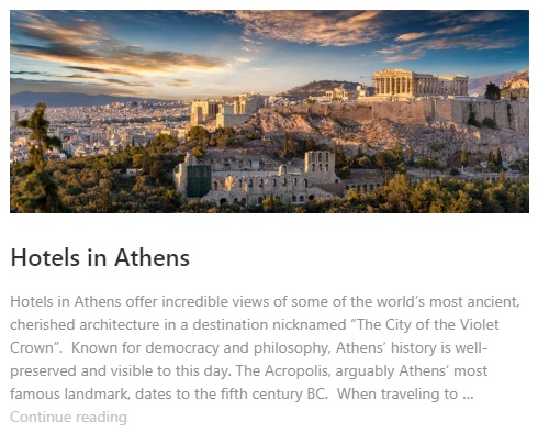 Hotels in Athens