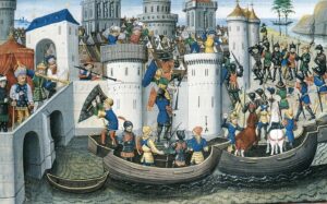 Conquest of Constantinople by the Crusaders in 1204, Loyset Liédet (1420–)