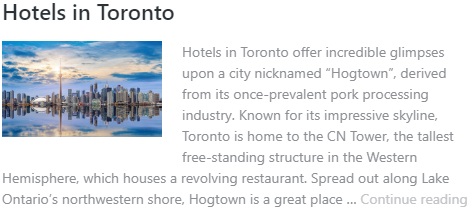 Hotels in Toronto