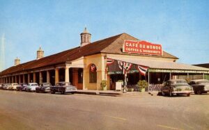 Café du Monde 1950s Postcard
